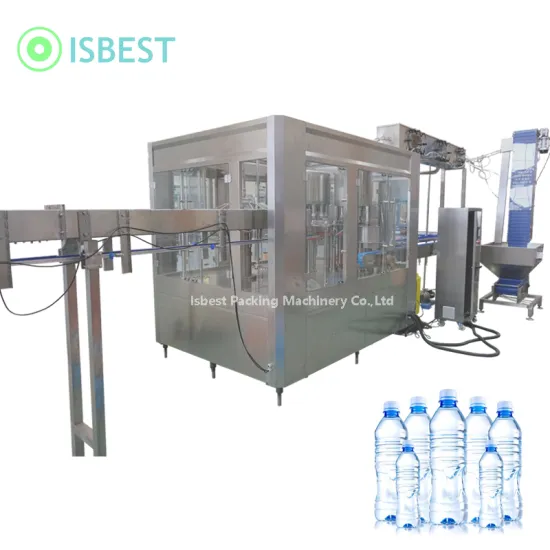 6000BPH Plastic PET Bottle Mineral Water Filling Machine