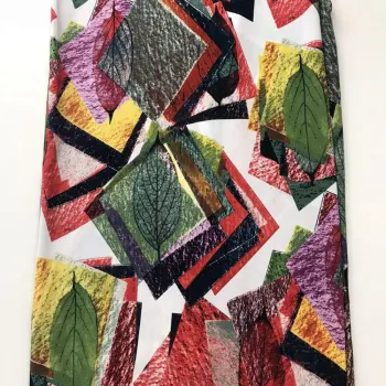 New Fashion Custom Dress Rayon Semi-Digital Print Fabric