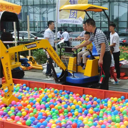 Large Outdoor Kids Sand Pit Mini Metal Excavator Toy