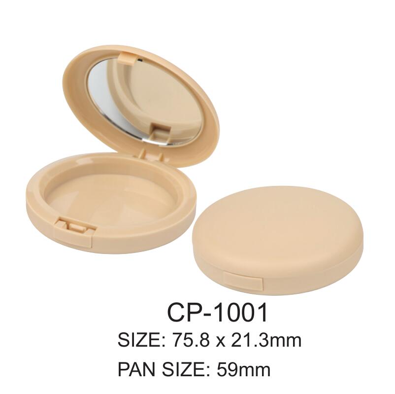 Eyeshadow Compact Plastik Bundar CP-1001