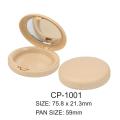 Round Plastic Eyeshadow Compact Case CP-1001