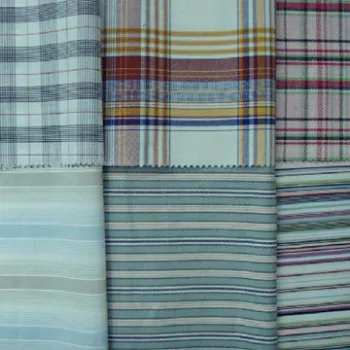 Plaid Yarn Dyed Linen Fabric for Sofa, Garment, Bedding and Furnishing