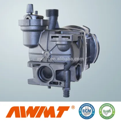 Gas boiler fuel pump exhaust system