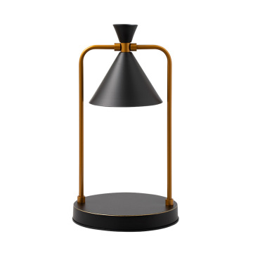 Retro Melting Candle Lamp: Adjustable Bedroom Light with Metal Fragrance Wax Lamp