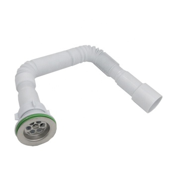 Flexible Waste Pipe for Bathroom Sink and Shower