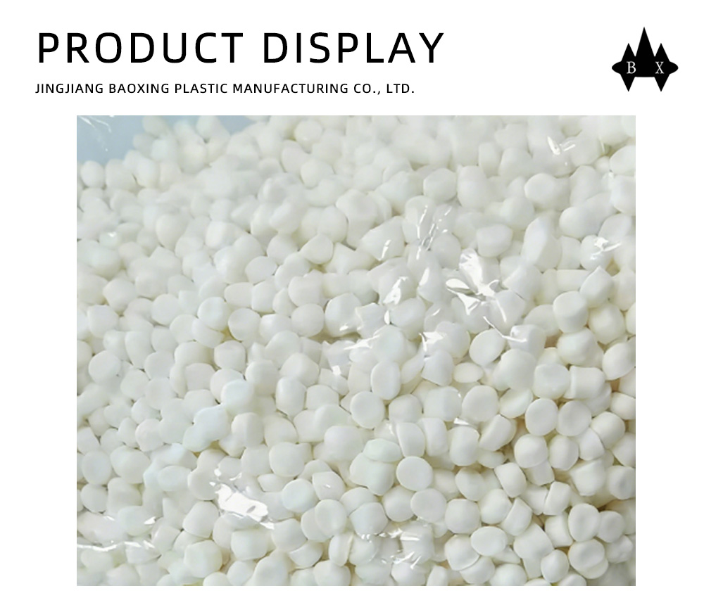 High-Purity White PVC Plastic Granules x