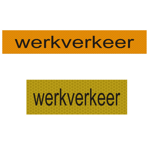 "Werkverkeer" sign