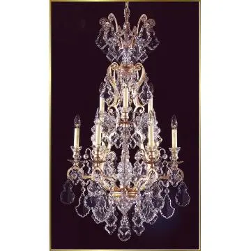 Wrought Iron Crystal Chandeliers Lighting