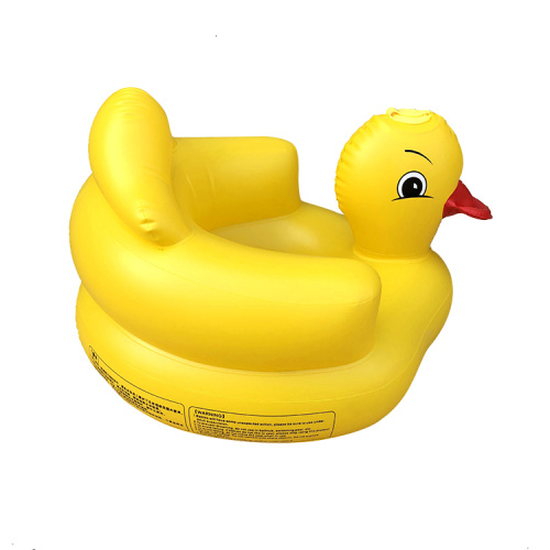 yellow duck baby chair inflatable kid seat