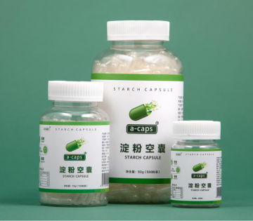 Starch vegetable capsule size 0
