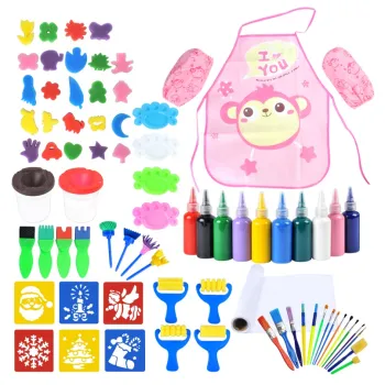Eco-Friendly Mega Kids DIY Painting Tools with Roll Paper