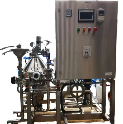 Highly Automatic PLC Gear Pump Motor Beer Separator with Bearing Core Component