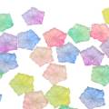 100 pz / lotto bling colore resina cabochon a forma di stella colori misti resina lucida strass flatback cabochon per capelli fiocco centro decor