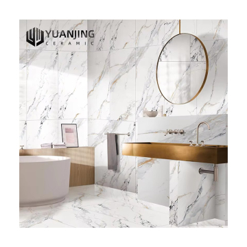 Gold Velvet Porcelain Floor Tiles for Villa and Hotel Living Rooms (60x120cm, 75x150cm, Gray/White)