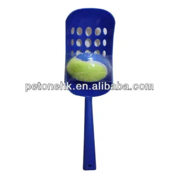 Playing dog tennis ball thrower