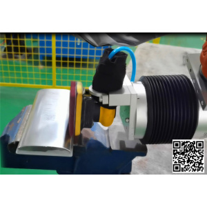 Deburring sheet metal pipe rotary tool