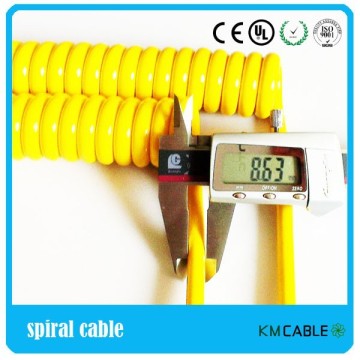 Extension hand-held portable power tools spiral cable