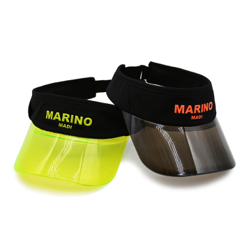 Topi visor matahari transparan musim panas