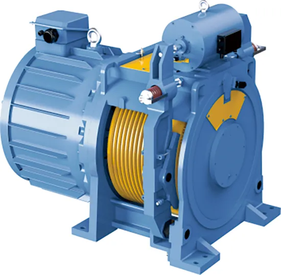 Large Capacity Elevator Magnet Gearless Traction Machine with CE Lift Motor