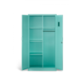 Green 2 Door Wardrobe Closet for Bedroom