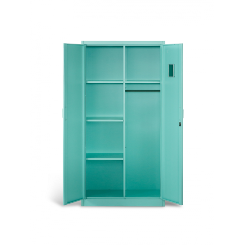 Green 2 Door Wardrobe Closet for Bedroom