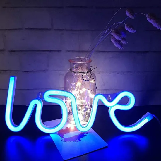 Love Led Light Neon Sign 12V Stripe for Room Decor