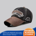 Topi Baseball Americana Vintage Patch Dicuci
