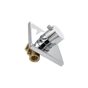 Wall-Mounted Round Brass Bathroom Mixer Pressure Balance Shower Valve
