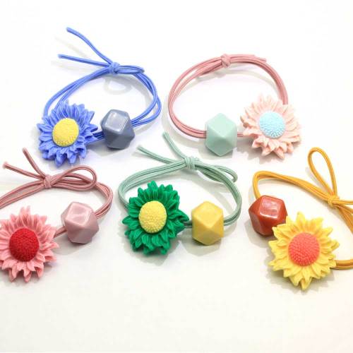 Moda Mujer Niñas Peluquería Banda de goma Cintas para el cabello Anillos Cuerdas Muelles Coletas Accesorios para el cabello Banda elástica para el cabello