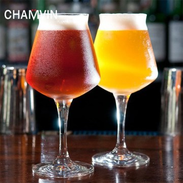 Customized 18oz Teku Crystal Beer Glass and Craft Cup by Teku Manufacturer: Tulip, High Feet Design, Suitable for Red Wine and Craft Beers