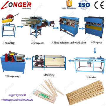 2017 New Type Bamboo Skewer Stick Making Machine - Factory Supply