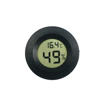 High-Quality Digital Black LCD Thermometer and Hygrometer for Accurate Temperature and Humidity Measurement