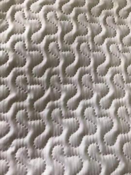 100% Polyester Bed Sheet Ultrasonic White Fabric