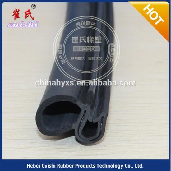 waterproof rubber auto door weatherstrip