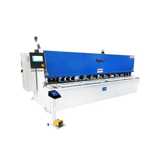 6mm TP10 Metal Sheet Plate Processing with CNC Shearing Machine: QC12Y Hydraulic Swing Beam Technology