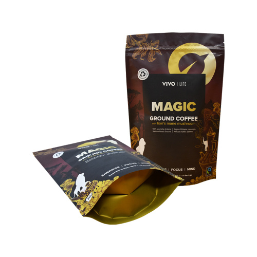 High Quality Matt Printed Cellophane Pla Coffee Doypack