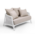 مجموعة كرسي الأريكة في الهواء الطلق الحديثة راتان
