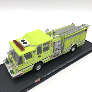 1/64 Scale Collectible Classic Metal Fire Truck Model - 1997 UK Design - Perfect for Display