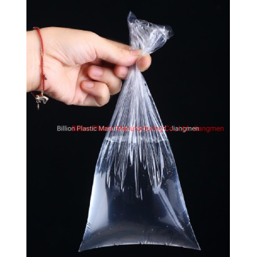 LDPE Transparent Side Seal Flat Bag for Food Packaging