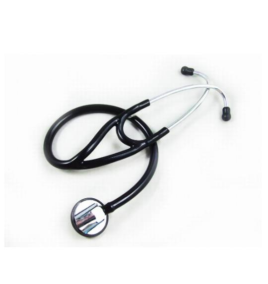 Utilisation médicale stéthoscope unique portable noir