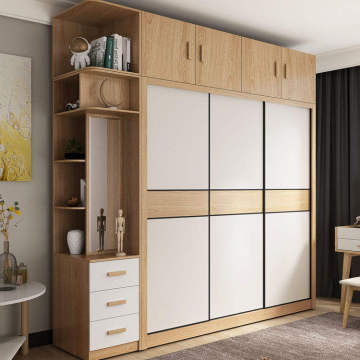 Wardrobe sliding door modern minimalist bedroom home