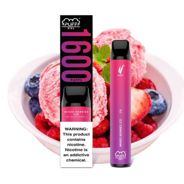 Best Selling Puff xxl 1600 Puffs Disposable 1000mAh
