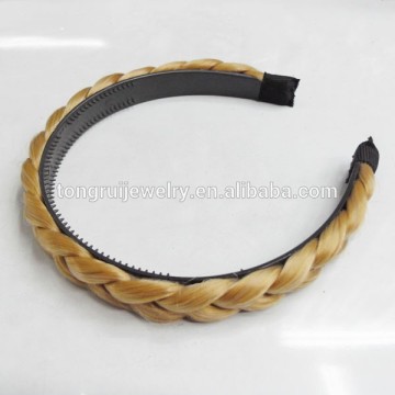 wholesale blonde african braided headband wigs