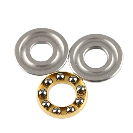 8x16x5 mm Thrust Ball Bearing F8-16M with Brass Cage