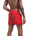 Shorts casuais vermelhos personalizados