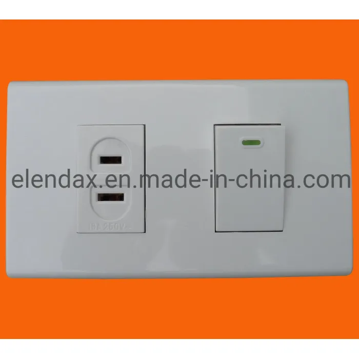 Розетка Elendax 16А 250В с настенным выключателем