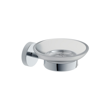 Wall-Mounted Glass Soap Dishes Set - Stainless Steel 304 Bathroom Accessories