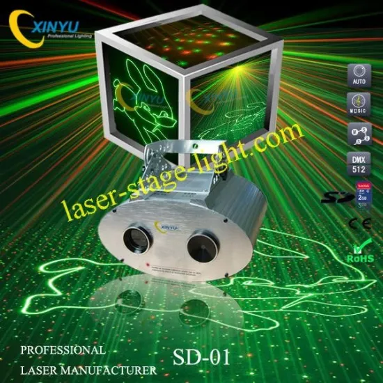 Rb Firefly + Sd Card Green Animation Clubs Laser Effect Lighting 80mw 532nm Sd-01