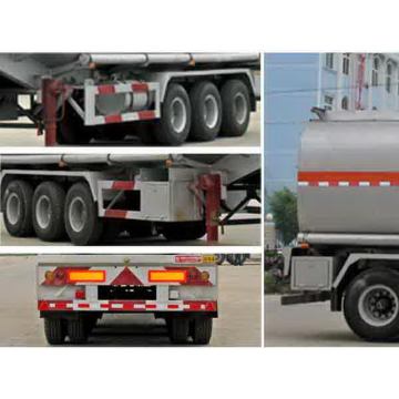 Tri-axle 32T Chemical Liquid Transportation Semi-trailer