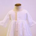 2018 NEW Girls White Cotton Heirloom Dress